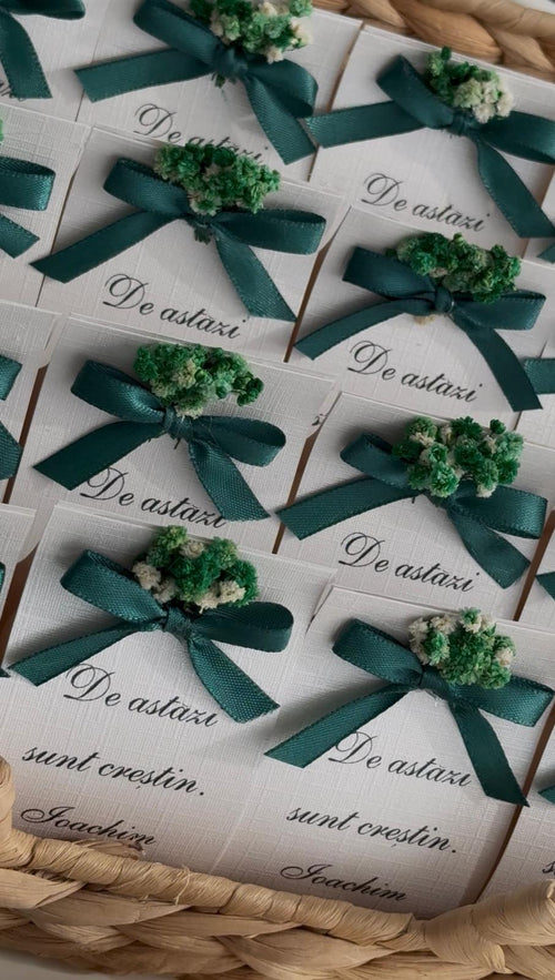 Bubble în carton texturat | Lumânări parfumate | Mărturii - Meltino Candles