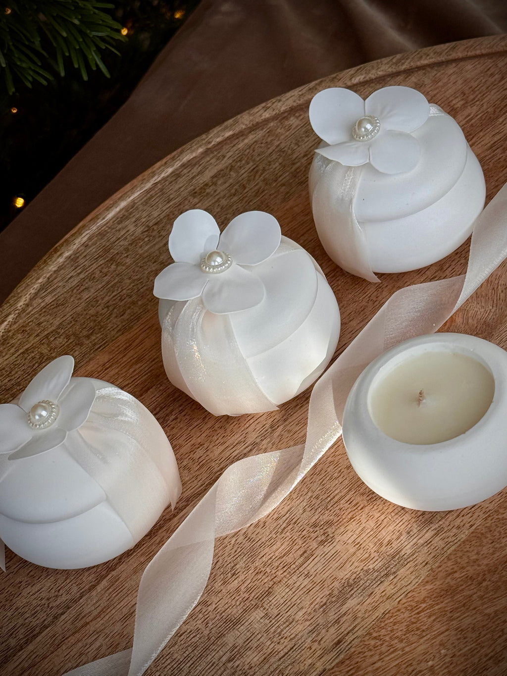 Recipient ceramic | Lumânări parfumate | Mărturii - Meltino Candles