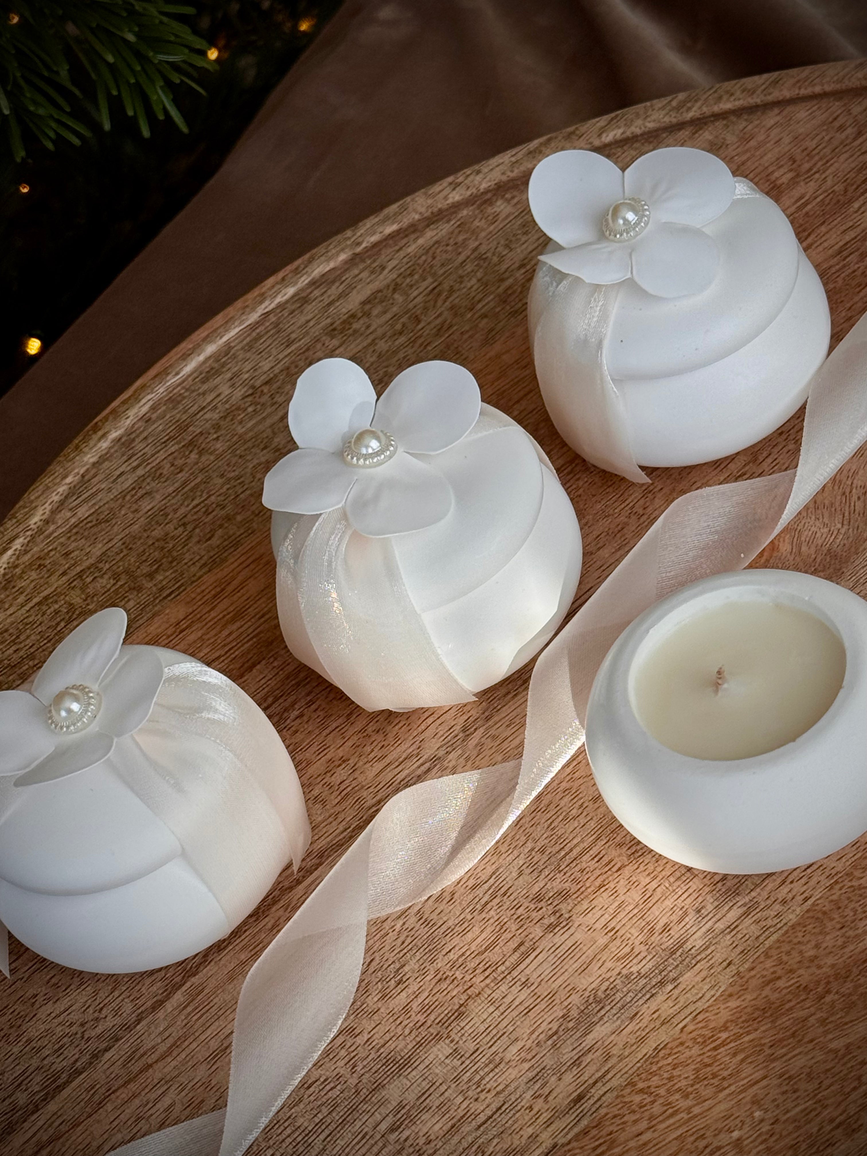 Recipient ceramic | Lumânări parfumate | Mărturii - Meltino Candles